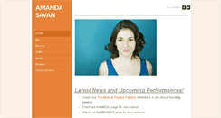 Desktop Screenshot of amandasavan.com